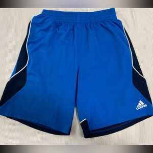 Adidas Men’s Blue Basketball athletic Shorts Large
